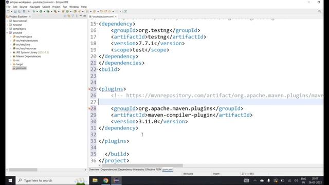 Selenium with Maven project | Tamil tutorial