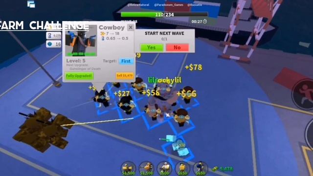 Roblox : tower defense simulator solo fallen without farm challenge смотреть онлайн