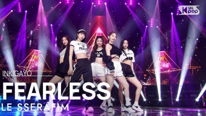 LE SSERAFIM "FEARLESS" INKIGAYO 20220529