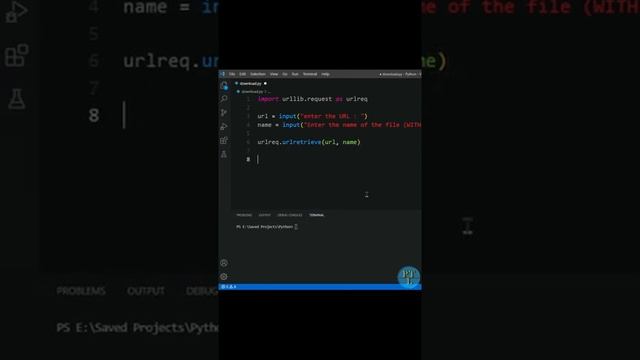 Create a file downloader using python in less than 30 seconds. Pro Techno Labs. Python