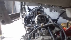 14 Замена двигателя без подъемника часть 14