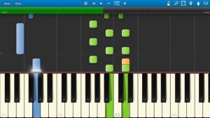 Юлия Савичева - Прости За Любовь (на пианино Synthesia)