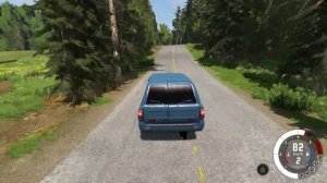 BeamNG.drive - Toyota Land Cruiser 100 1998 - Car Show Test Drive Crash . 4K 60fps.