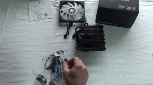 Обзор (Распаковка) процессорного кулера компании Thermalright AXP120-X67 BLACK ARGB