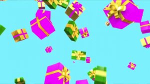 Футаж Новогодние подарки