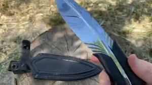 авторская работа, нож, перо🔥🔥🔥🔥.  коллекционный нож