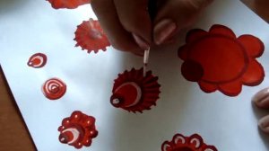 Городецкая роспись  Урок 4