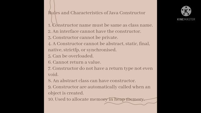 Constructor in Java | Types of Constructor with example