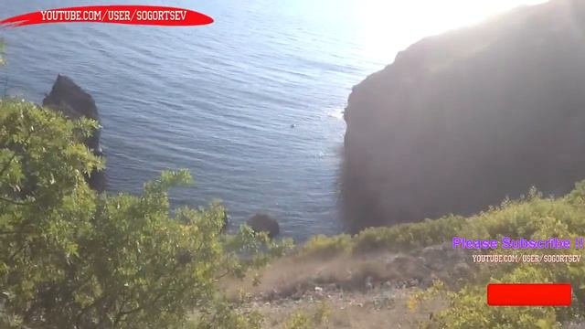 Мыс Фиолент Пляж Крокодил в Севастополе / Crimea Beaches