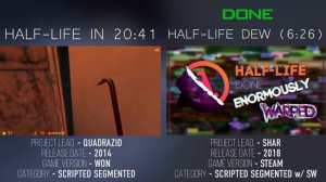Half-Life 20:41 VS. New World Record (6:26) - Speedrun Comparison