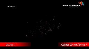GE218-7/1 Батарея салютов  "Flower" 7 залпов, 3 эфф