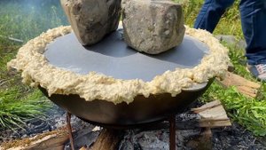 ЛУЧШИЕ РЕЦЕПТЫ БЛЮД ИЗ БАРАНИНЫ - РЕЦЕПТ БУГЛАМЫ / РЕЦЕПТ ПРИГОТОВЛЕНИЯ БЛЮД В ДИКОЙ ПРИРОДЕ