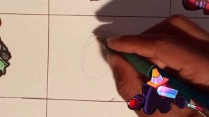 drawing fnf vs impostor v4 week 1-7 by kid's Light