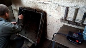 Исудзу Гига. Мойка радиатора парогенератором.