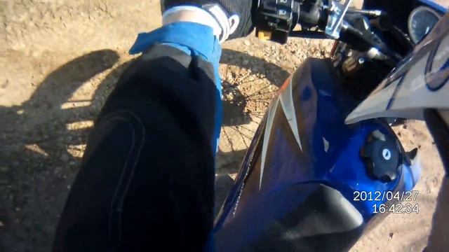 SUZUKI DR650SE На эндуро всегда веселей. Падение. Crash смотреть онлайн