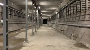 Станция метро «Беговая». Тупик за станцией. Тоннель метро.
