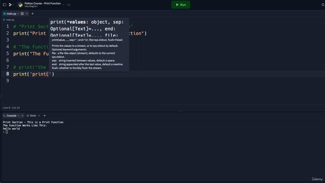 7. Print Function Practice || 2. Beginner Printing Text in Python || Python Professional Course