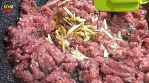 Макароны по флотски с мясным фаршем и грибами.