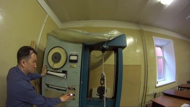 Тест веревок для арбористики на разрыв.