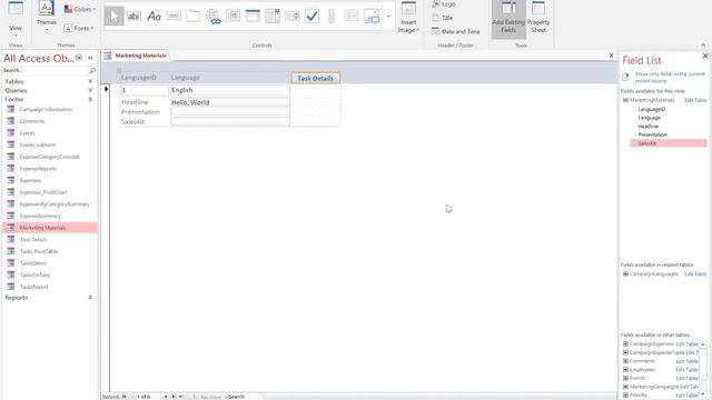 Access Objective 4.2 Practice Tasks