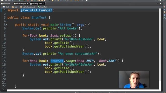7) Java Enum Types | Java with Ali