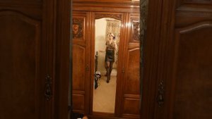 TGirl Style - Leopard Print Faux Leather Skirt