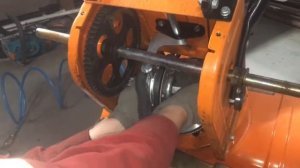 Замена фрикционного кольца на снегоуборщике ( одна из причин почему снегоуборщик не едет )