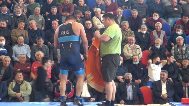 Финал 125 кг. Цыбик Максаров(Заб.край) - Батор Цыренов(Бурятия) смотреть онлайн