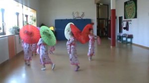 Зачетный номер по рисунку. "Японский танец". Дети от 5ти до 8ми лет