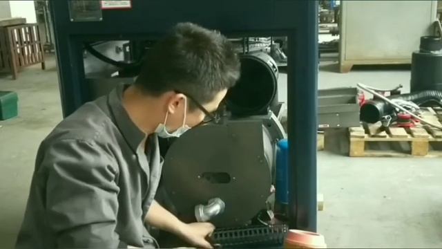 First maintenance video of Jaguar air compressor after 500 hours of operation смотреть онлайн