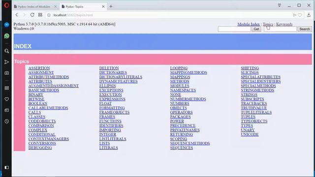 PyDoc HTML Reports