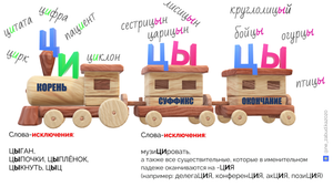 Правописание букв И,Ы после Ц