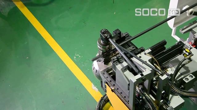 Автоматический дорновый трубогибочный станок с ЧПУ SB 39X4A 3SV+PUNCHING, SOCO Machinery.mp4