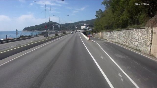 Трасса А147 на Джубгу. [ Весёлое - Сочи ] смотреть онлайн