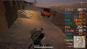 GeForce GTX 1060 6GB -- AMD Ryzen 5 5600G -- PUBG FPS Test