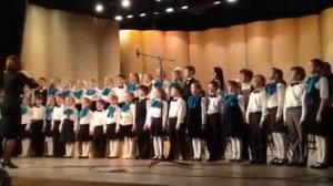 Хор детский ШИК16 Исполняют Потолок ледяной, Дверь скрипучая.