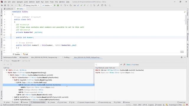 Profiling and Dynamic Program Analysis in Rider