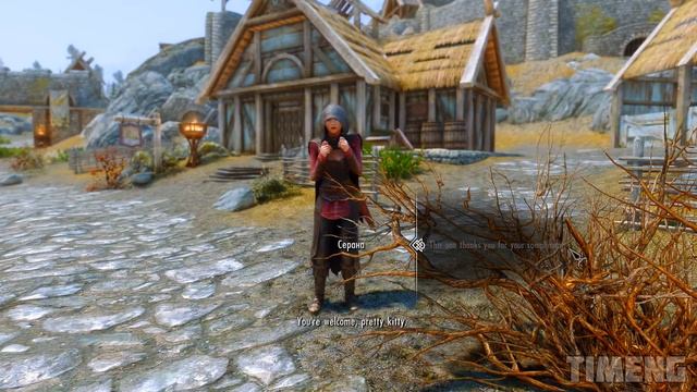 Skyrim ٠ Serana's Reaction to the Race Dovahkiin ( Serana Dialogue Add-On ) смотреть онлайн
