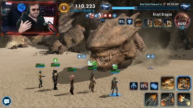 Cad Bane Destroys the Krayt Dragon! BEST F2P Krayt Dragon Raid Team for Max Damage - NO JABBA! смотреть онлайн