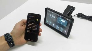Carplay 7" сенсорный IPS монитор - подключение Carplay