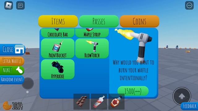 НОВЫЙ СКИН? ТЕПЕРЬ Я КИСИК?КРАСИМ И ГЛАЗИРУЕМ ВАФЛИ! Roblox Eat a Huge Waffle. смотреть онлайн