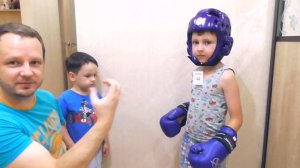 Купили амуницию для тхэквондо - перчатки, шлем, щитки. Обзор и распаковка