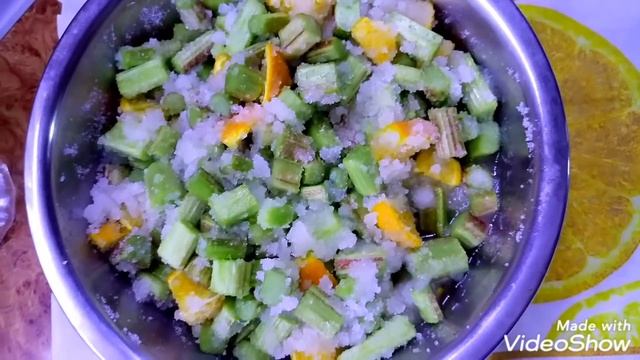 Варенье из ревеня. Так вкусно ещё не получалось. Первые закатки на зиму.