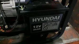Корейский или китайский генератор Hyundai DHY 6000LE, как запустить дизельный генератор, обзор