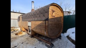 Баня Квадро 6х2 боковой вход - Penkoff