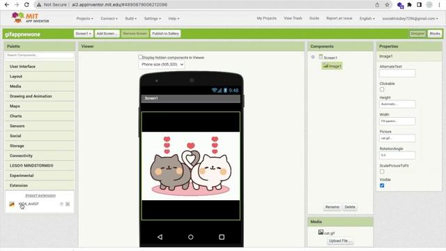 How To Use GIF Image in MIT App Inventor 2