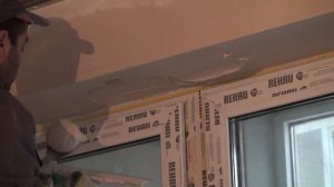 Как штукатурить оконные откосы, уголок, элемент примыкания, штукатурка Weber-Vetonit