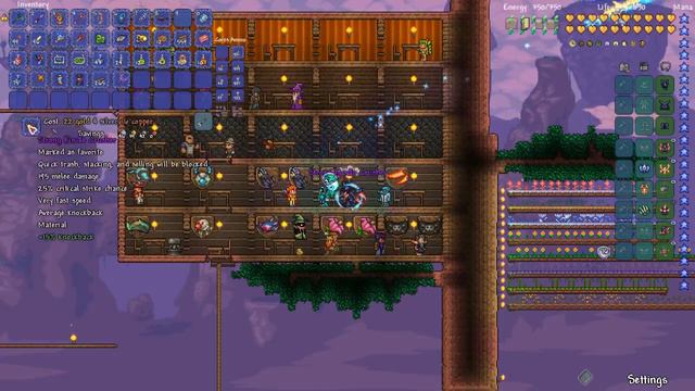 Terraria [Elements Awoken] Ep.38 - ¡Guantelete del Infinito y Leviatán del Vacío! смотреть онлайн