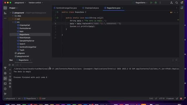 Regex in JAVA