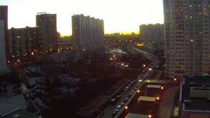 ЖК "Левобережный" ул. Совхозная. Химки. TimeLapse